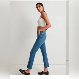 Madewell Midrise Kick Out Crop Jeans